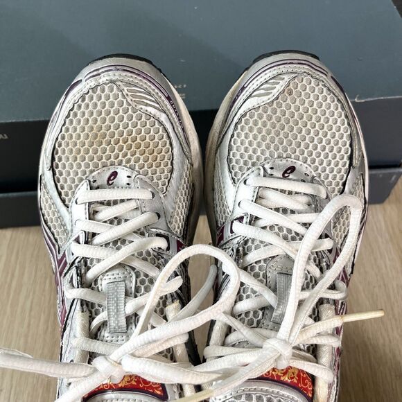 Asics GT-2140 Y2K Retro White Purple Silver Running Shoe Sneaker Womens Size 7.5 - Picture 13 of 13